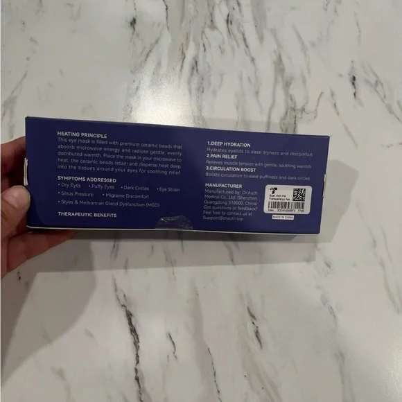 Dr.Auth Heated Eye Mask - Comfort Blue - Picture 6 of 9